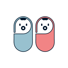 Who are carrying non-identical twins